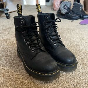 Dr. Martens Black Leather Boots